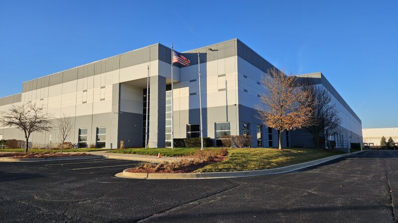 Modern commercial warehouse property managed by EHJ Management